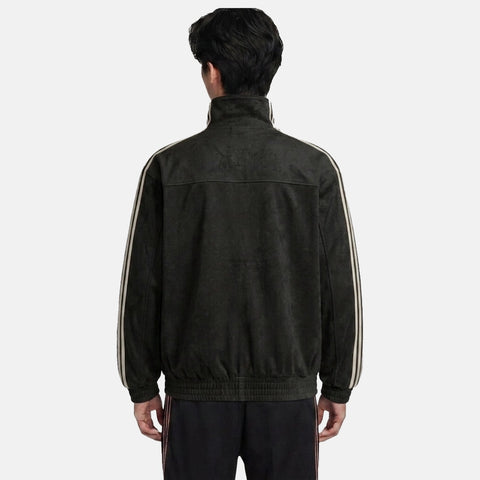 Black CNY Jacket for Men | Traditional Knot Design Chinese New Year Streetwear | Blckout