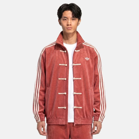Crimson Red CNY Jacket – Oversized Streetwear Tang Dynasty Drop | Blckout