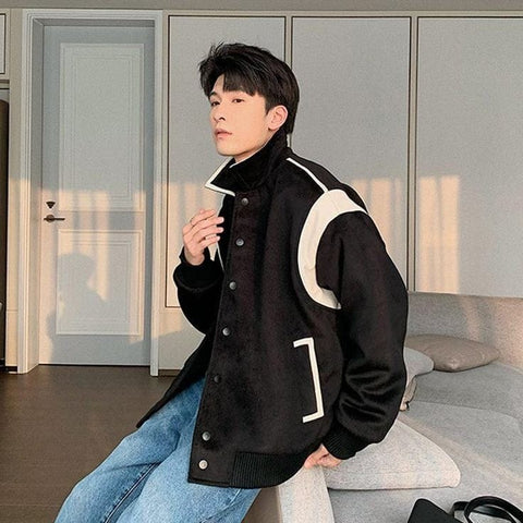 Classic Varsity Jacket – Retro Letterman Style Streetwear for Men & Women | Blckout