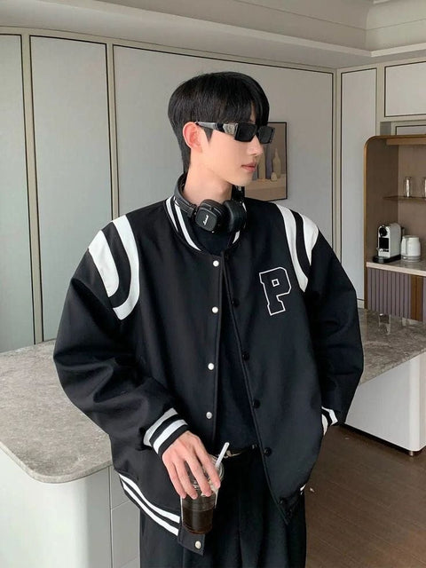 Classic Varsity Jacket – Retro Letterman Style Streetwear for Men & Women | Blckout