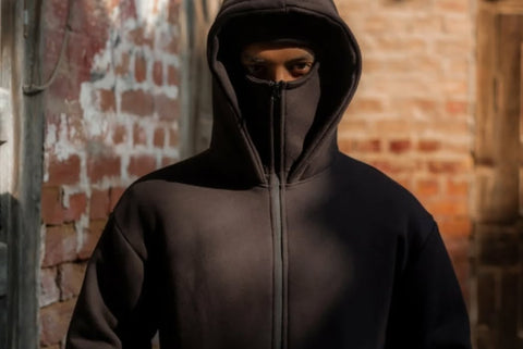 Balaclava Hoodie - Ninja Mask Hoodie for Streetwear Style | Blckout