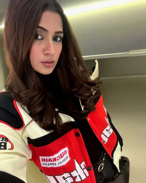 Red Blackair Racing Jacket – Vintage Y2K Motorsport Streetwear | Blckout